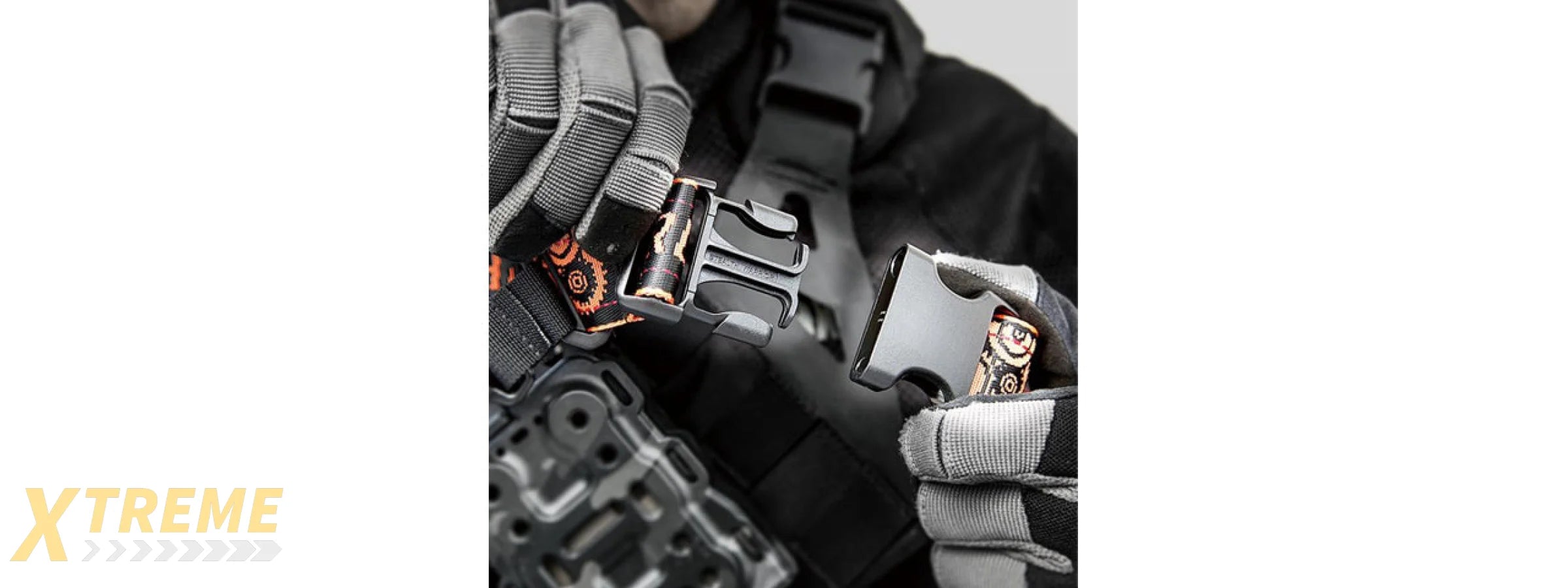 Laylax Prometheus Satellite One Point Sling (Color: Black and Orange)