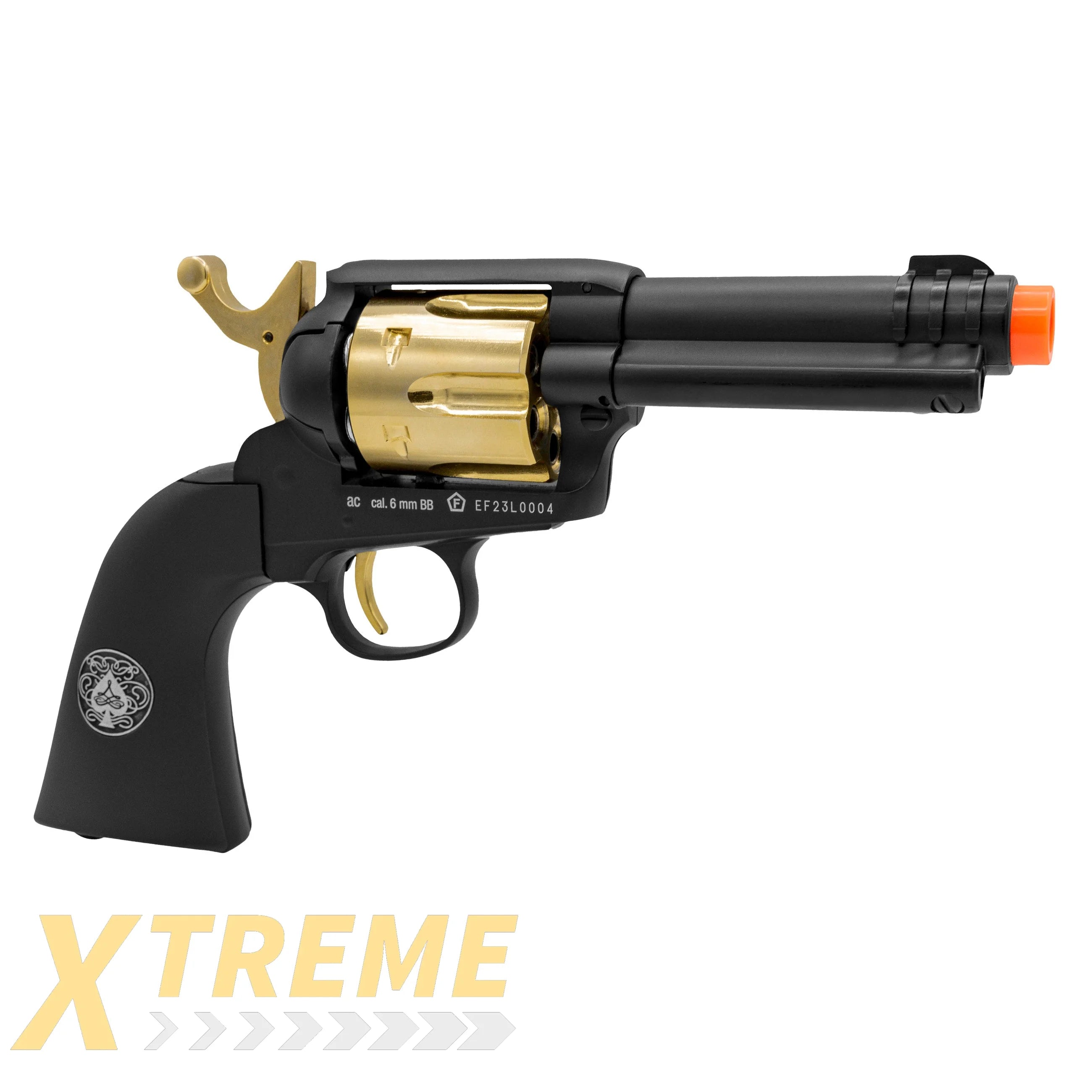 Legends Gambler High Stakes Black Gold Airsoft Revolver