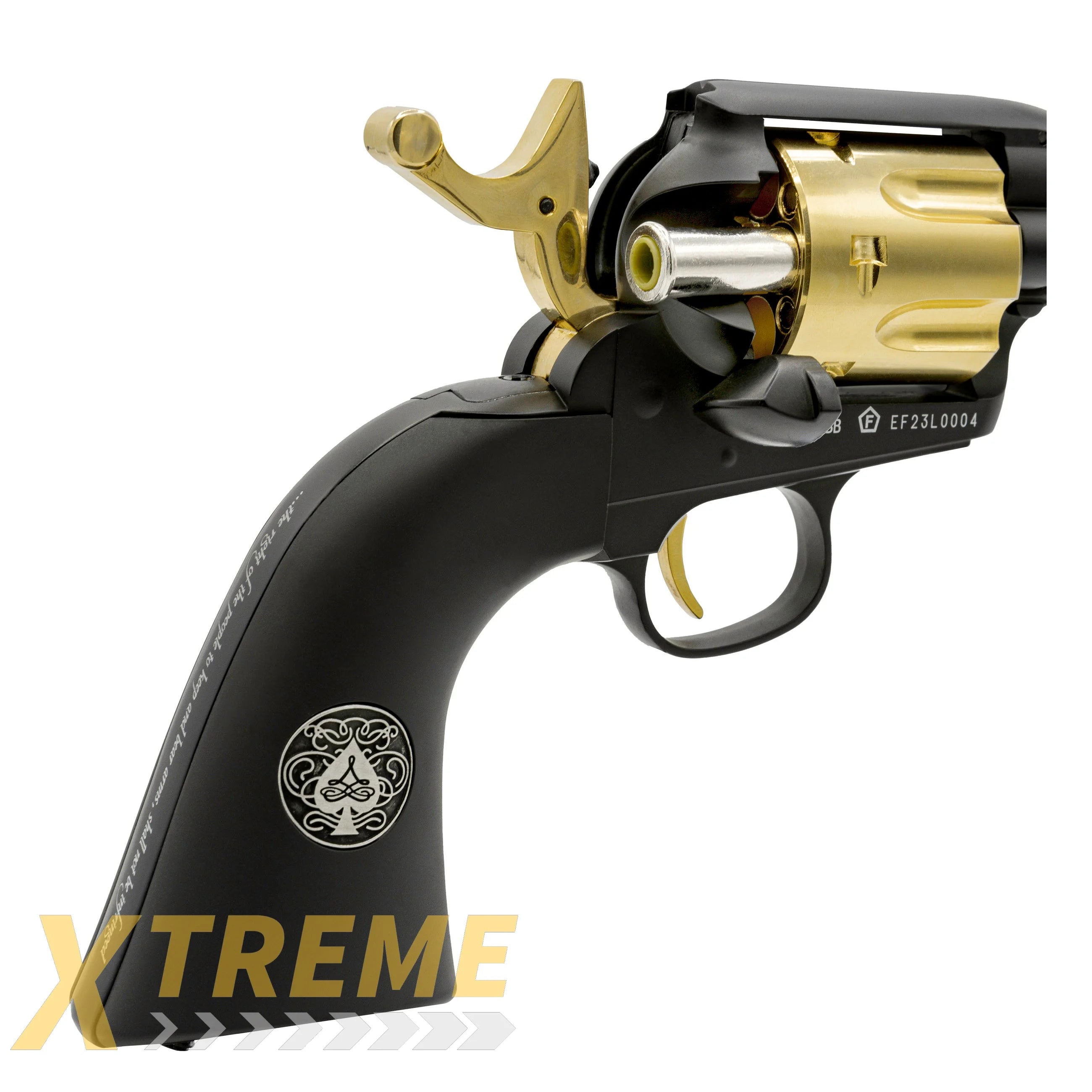Legends Gambler High Stakes Black Gold Airsoft Revolver