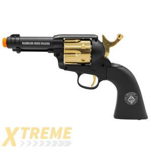 Legends Gambler High Stakes Black Gold Airsoft Revolver