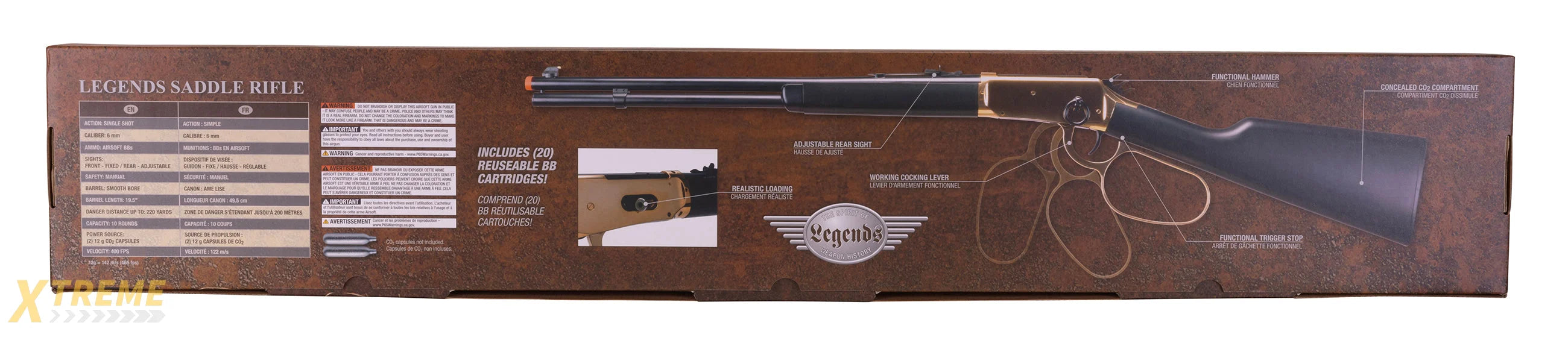 Legends Saddle Gun Limited Edition Gold - LEGENDS