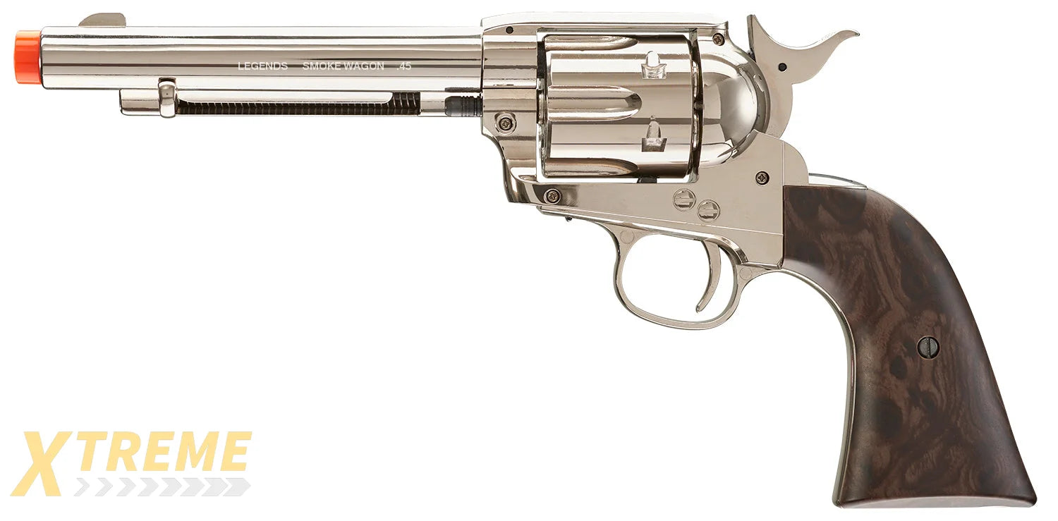 Legends Smoke Wagon Revolver - Nickel