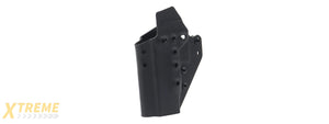 Lightweight Kydex Tactical Holster for Glock 17, 19, 19X, 45 with G-01 Lights (Color: Black)