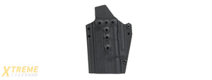 Lightweight Kydex Tactical Holster for Glock 9/40 with G-X400 Lights (Color: Black)