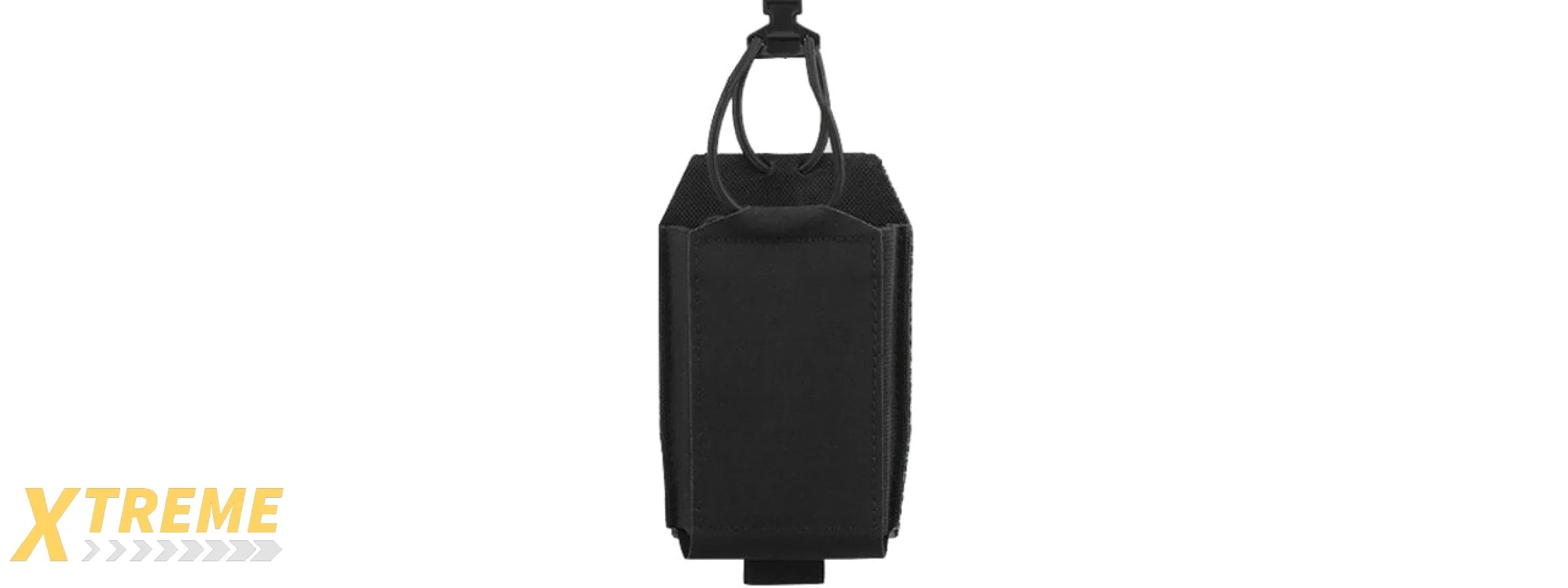 Lightweight Tactical Belt Horizontal Mag Pouch - (Black)