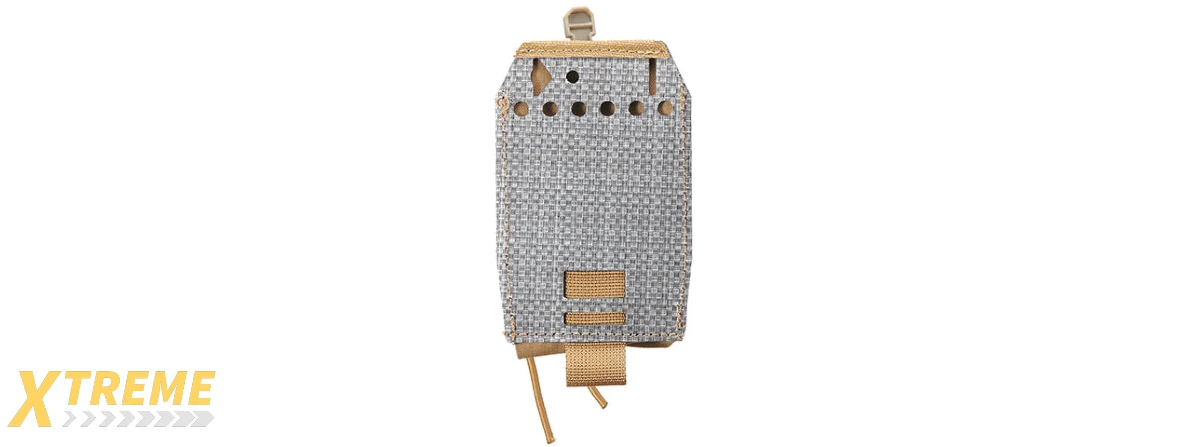 Lightweight Tactical Belt Horizontal Mag Pouch - (Tan)