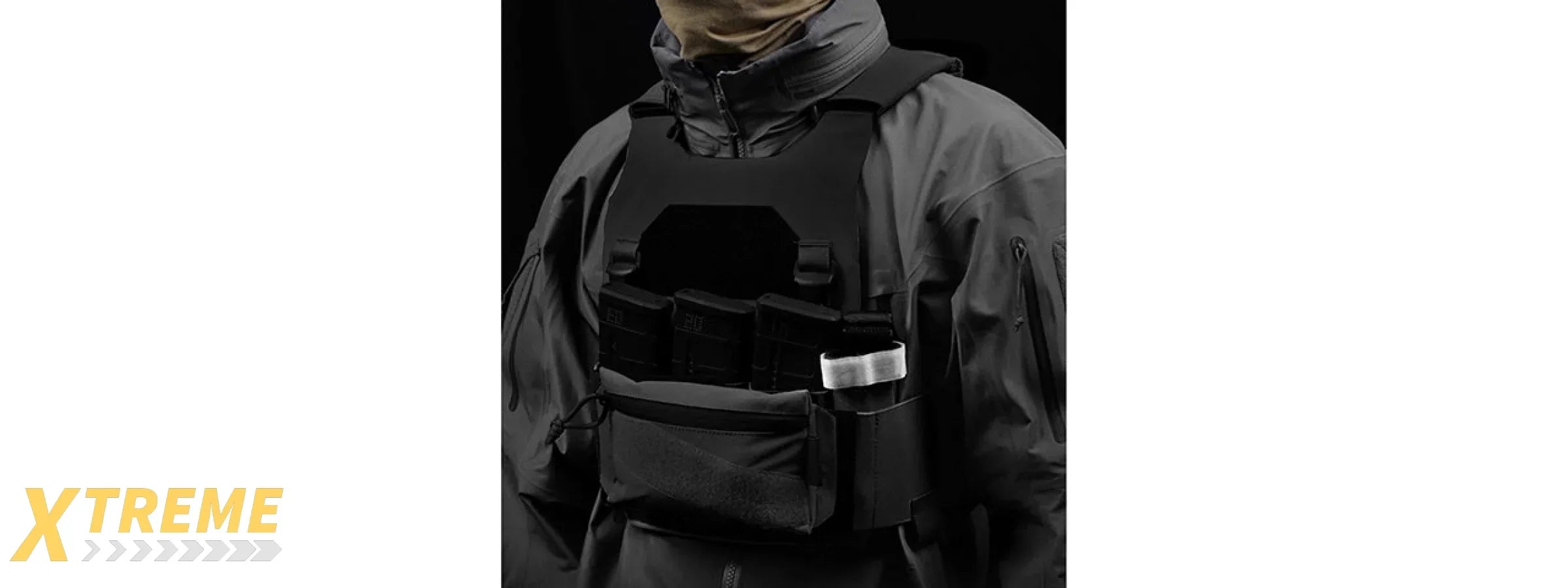 Lightweight Tactical Plate Carrier Set - (Black)