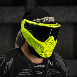 HSTL® Glowball™ Skull Goggle Neon Yellow w/ Smoke Lens - XTREME Airsoft Superstore