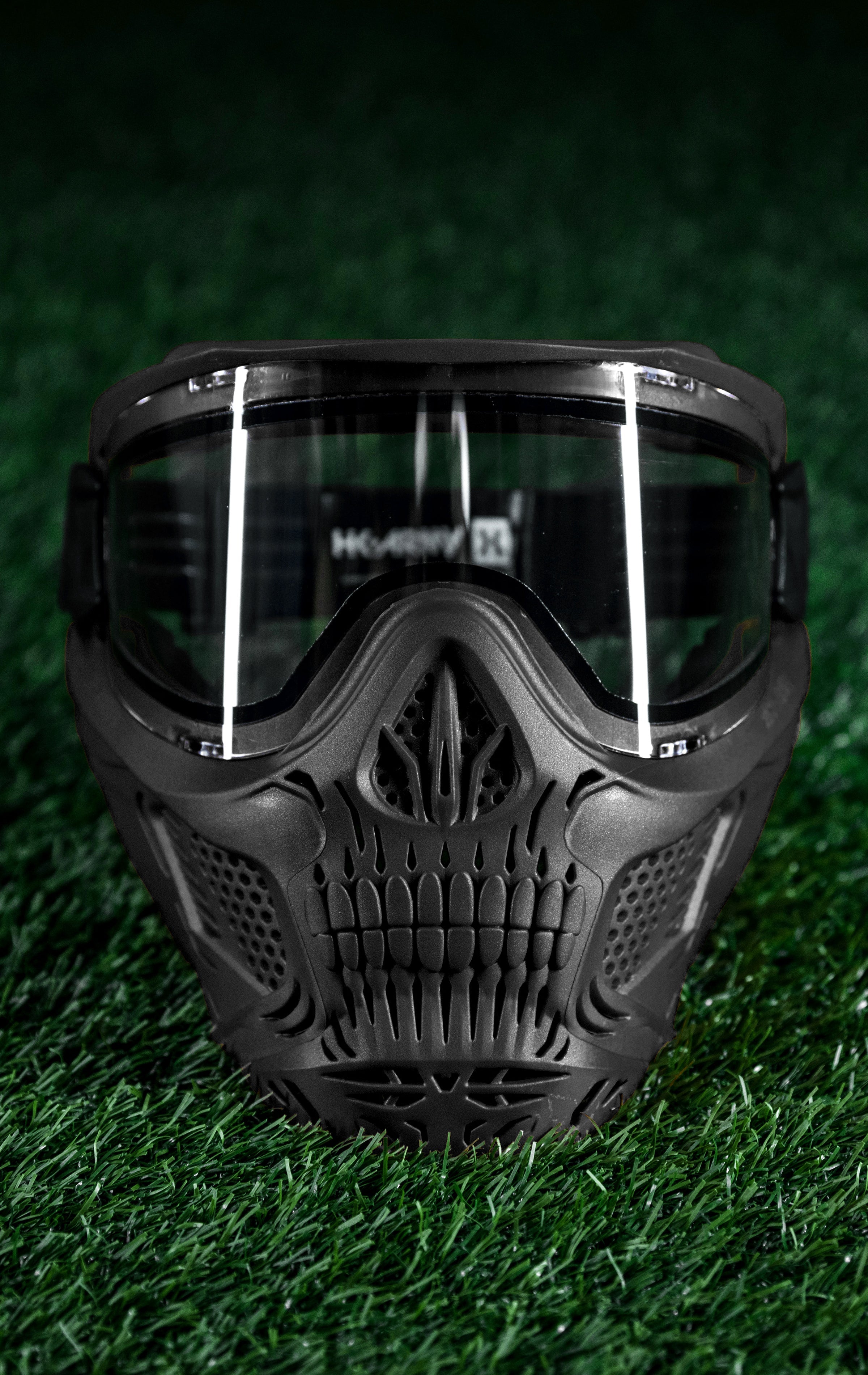 HSTL® Skull Goggle - Black w/ Clear Lens - XTREME Airsoft Superstore