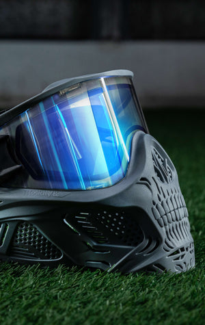 HSTL® Skull Goggle "Crypt" - Grey w/ Ice Lens - XTREME Airsoft Superstore