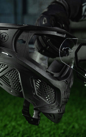 HSTL® Skull Goggle "Reaper" - Black w/ Ice Lens - XTREME Airsoft Superstore