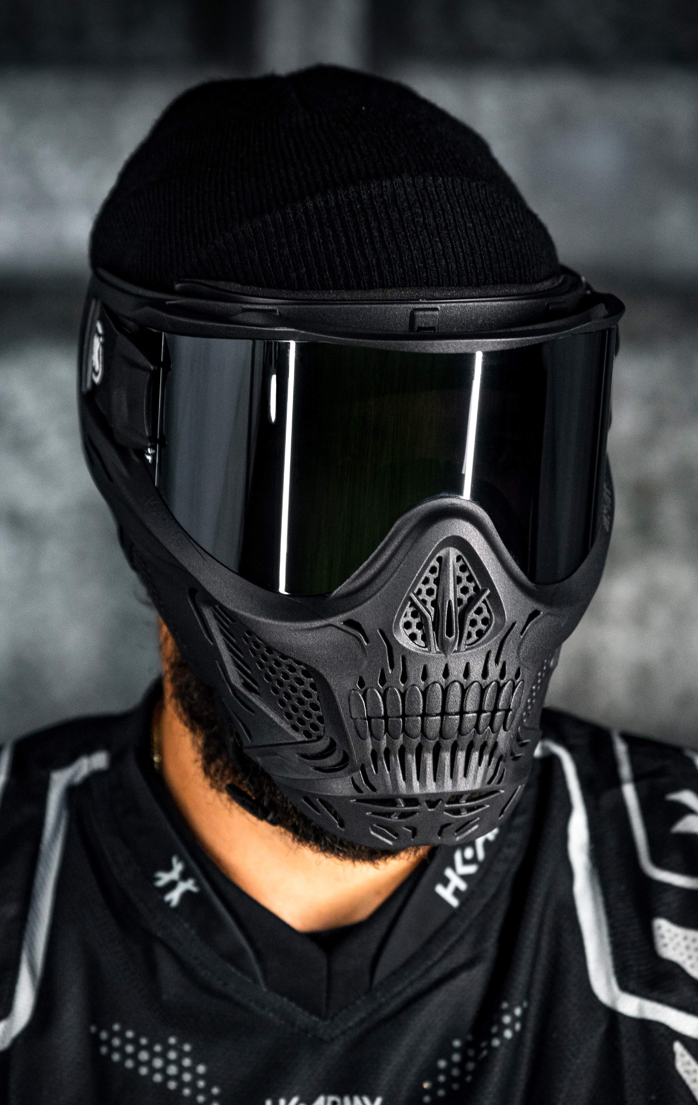 HSTL® Skull Goggle - Black w/ Clear Lens - XTREME Airsoft Superstore