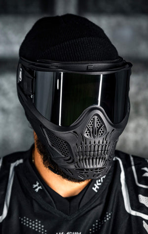 HSTL® Skull Goggle - Black w/ Clear Lens - XTREME Airsoft Superstore