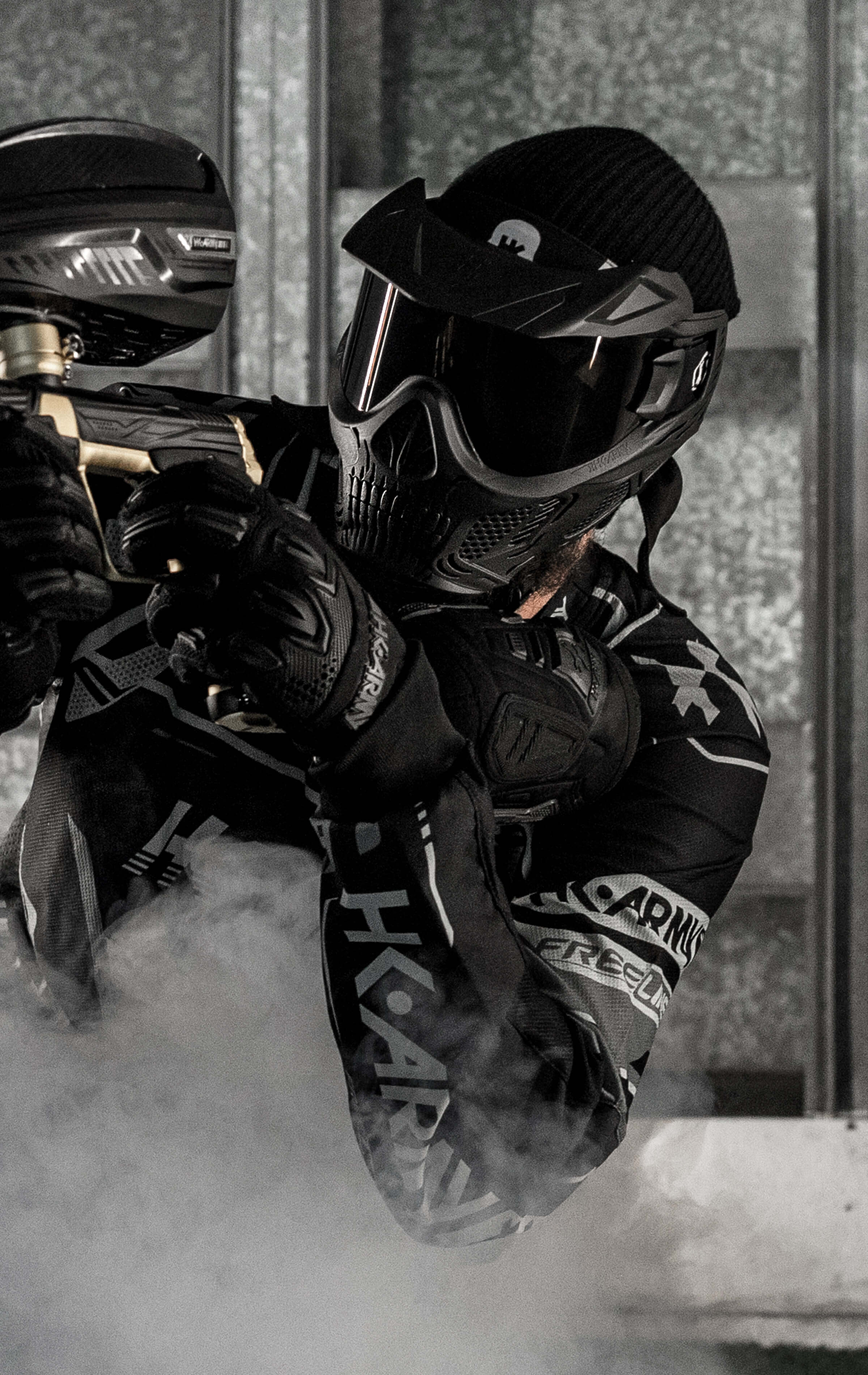 HSTL® Skull Goggle - Black w/ Clear Lens - XTREME Airsoft Superstore