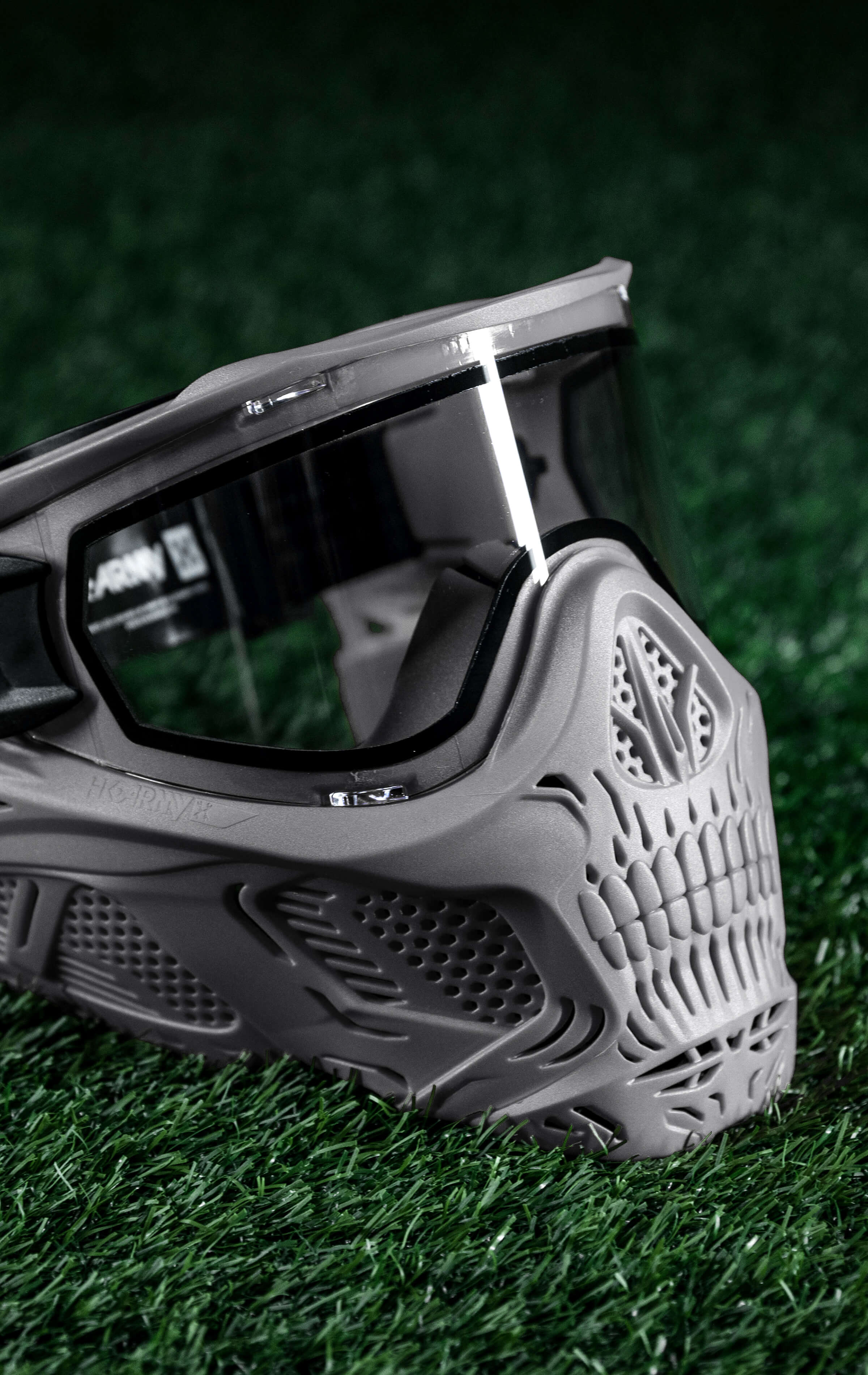 HSTL® Skull Goggle - Grey w/ Clear Lens - XTREME Airsoft Superstore