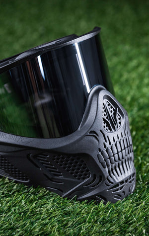 HSTL® Skull Goggle "Punisher" - Black w/ Smoke Lens - XTREME Airsoft Superstore