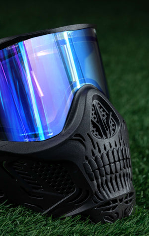 HSTL® Skull Goggle "Reaper" - Black w/ Ice Lens - XTREME Airsoft Superstore