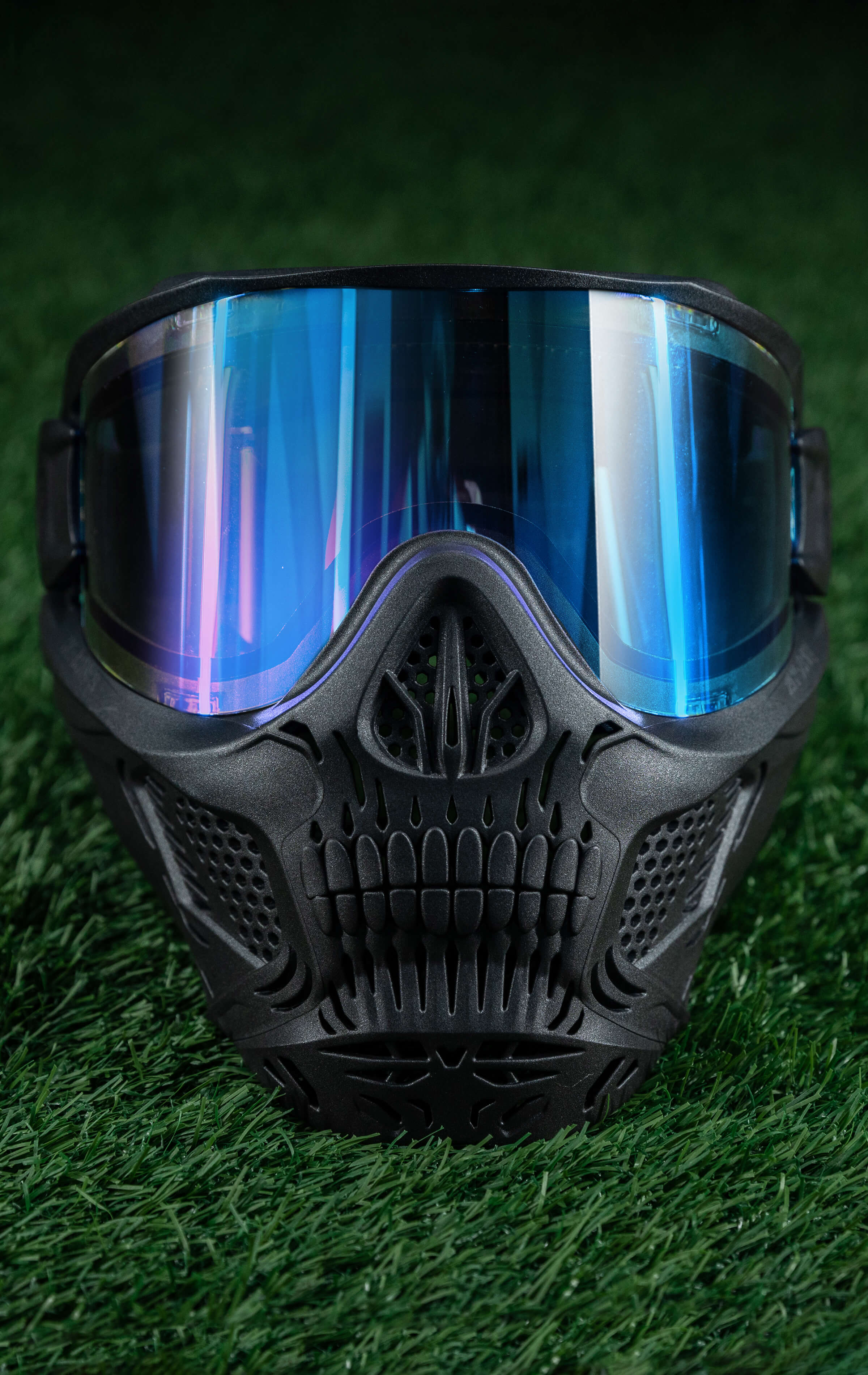 HSTL® Skull Goggle "Reaper" - Black w/ Ice Lens - XTREME Airsoft Superstore