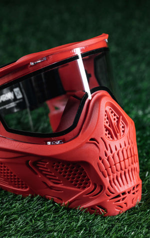 HSTL® Skull Goggle - Red w/ Clear Lens - XTREME Airsoft Superstore