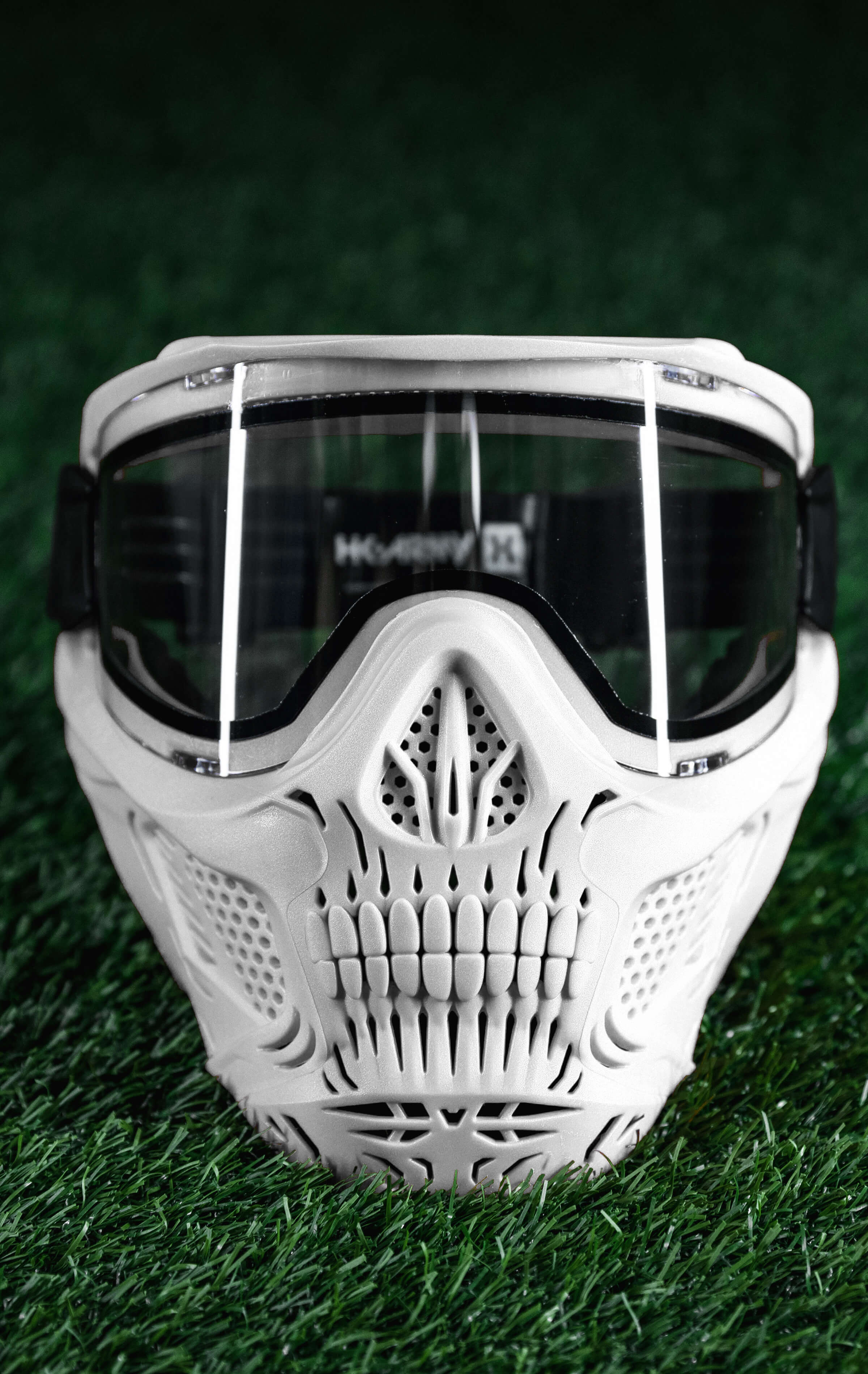 HSTL® Skull Goggle - White w/ Clear Lens - XTREME Airsoft Superstore