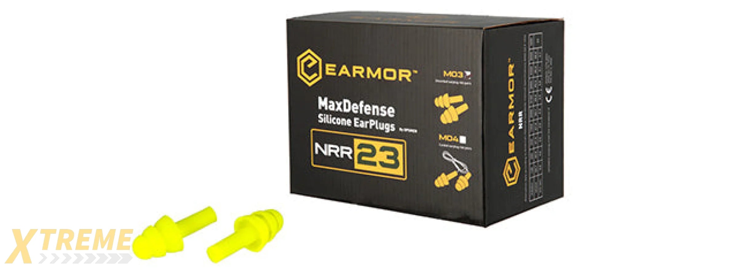 M03 TRIPLE FLANGE EAR PLUGS (UNCORDED)