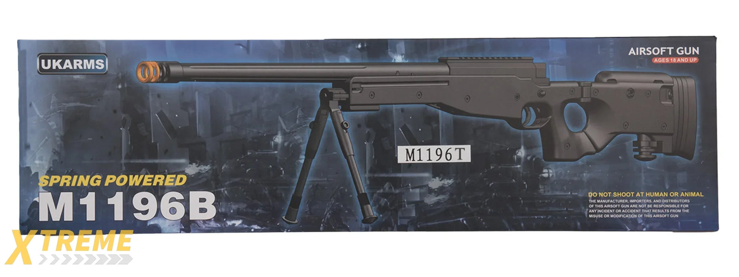 M1196T BOLT ACTION AIRSOFT SNIPER RIFLE W/ FOLDING STOCK (TAN)