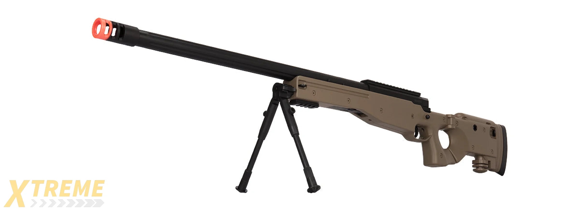 M1196T BOLT ACTION AIRSOFT SNIPER RIFLE W/ FOLDING STOCK (TAN)