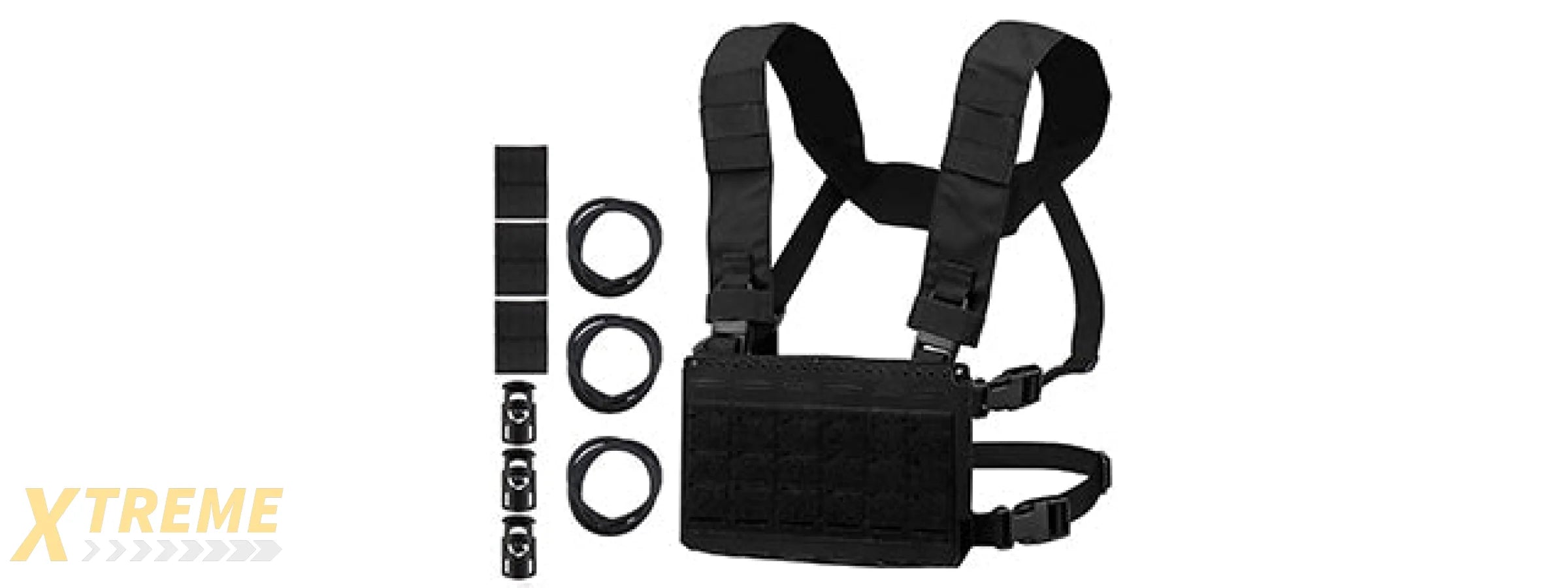 M4 Triple Magazine Elastic Plate - (Black)