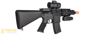 M805B2 DOUBLE EAGLE M4 AEG RIFLE (BK) w/ RED-DOT SIGHT, FLASHLIGHT, LASER