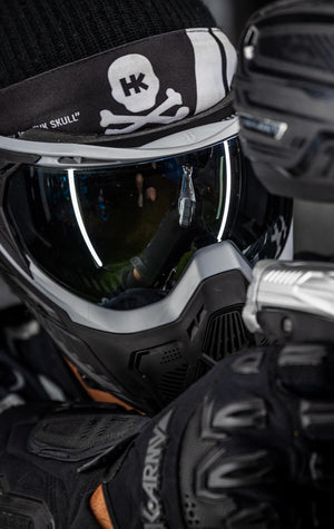SLR Goggle - Mercury (Grey/Black) Silver Lens - XTREME Airsoft Superstore