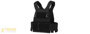 Minimalistic Multi-Mission Plate Carrier Vest - (Black)