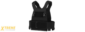 Minimalistic Multi-Mission Plate Carrier Vest - (Black)