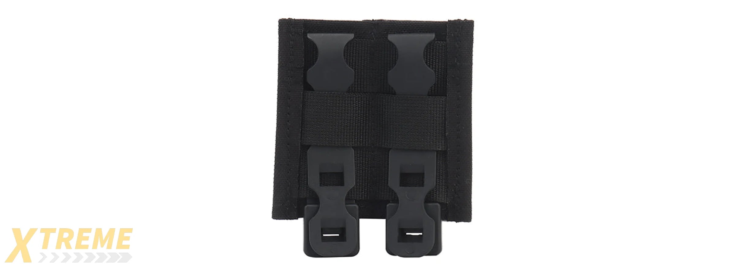 Molle Fast Double Pistol Magazine Pouch (Color: Black)