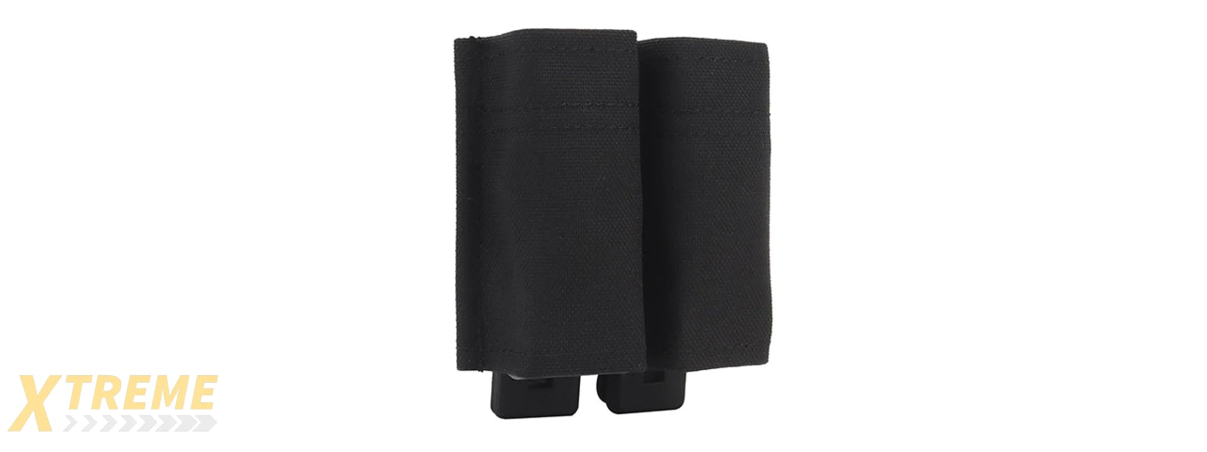 Molle Fast Double Pistol Magazine Pouch (Color: Black)
