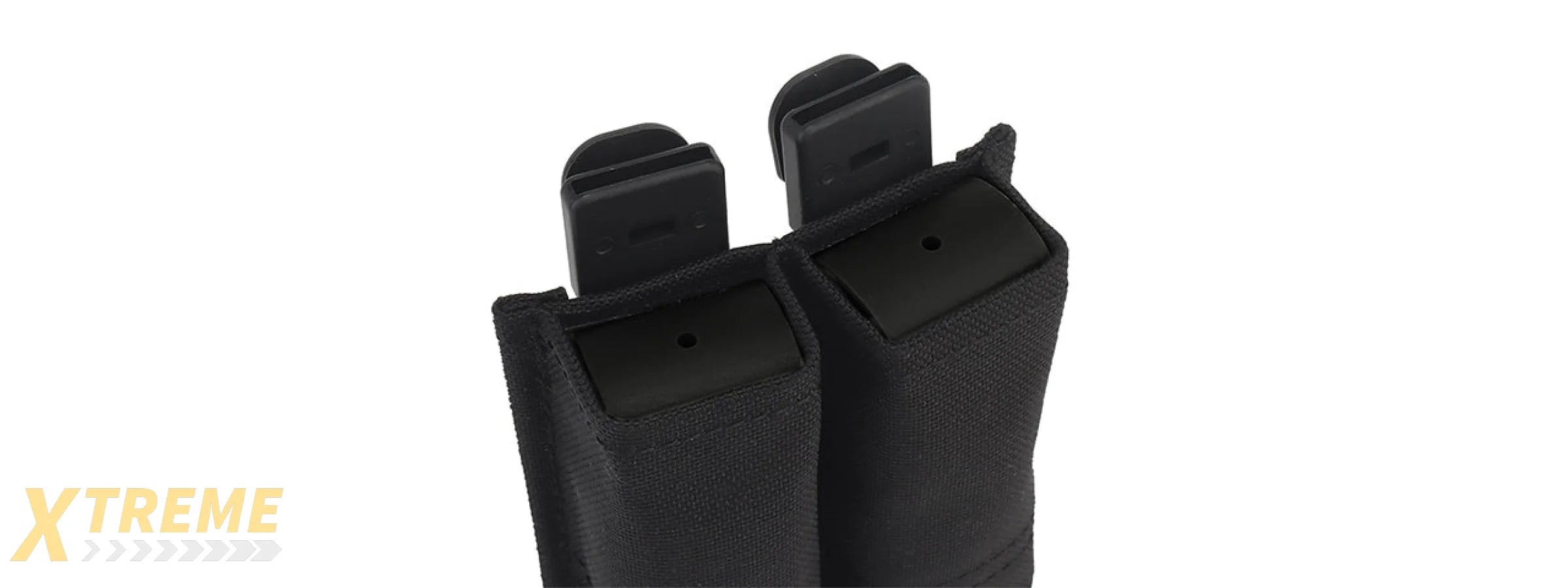 Molle Fast Double Pistol Magazine Pouch (Color: Black)