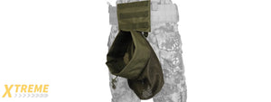 CA-389G MOLLE PLATFORM FOLD-AWAY NETTING DUMP POUCH (OD GREEN)