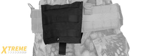 CA-389B MOLLE PLATFORM FOLD-AWAY NETTING DUMP POUCH (BLACK)