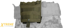 CA-389G MOLLE PLATFORM FOLD-AWAY NETTING DUMP POUCH (OD GREEN)