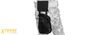 CA-389B MOLLE PLATFORM FOLD-AWAY NETTING DUMP POUCH (BLACK)