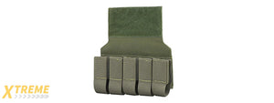 MOLLE Webbing Quintuplets Grenade Pouches For Tactical Vest Expansion - (OD Green)