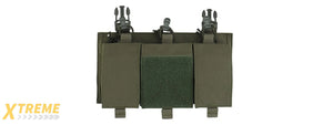 Multifunctional Quad Quick Panel Expansion Conversion Module For Tactical Vest - (OD Green)