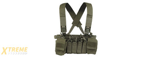 Multifunctional Tactical Chest with Modular Mag Pouches - (OD Green)