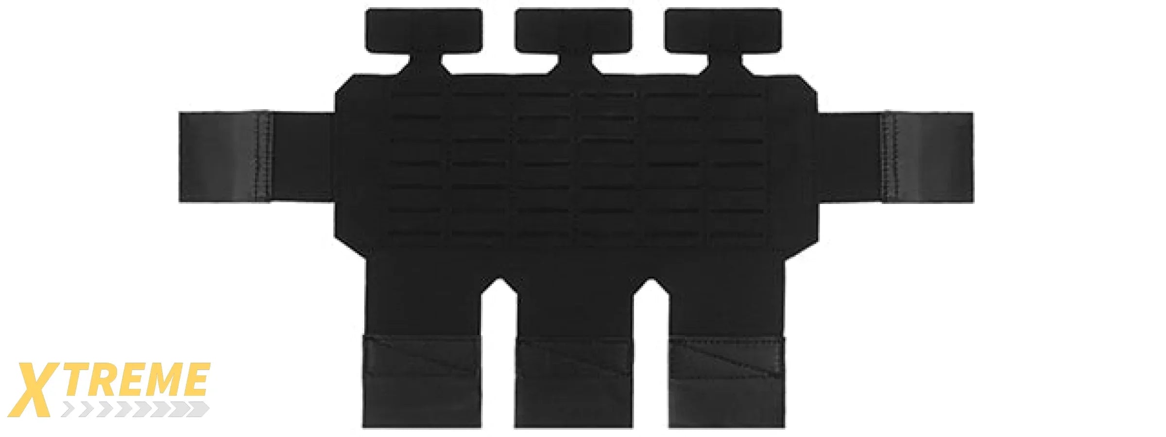 Multipurpose Triple Rifle Mag Pouch MOLLE Patch - (Black)