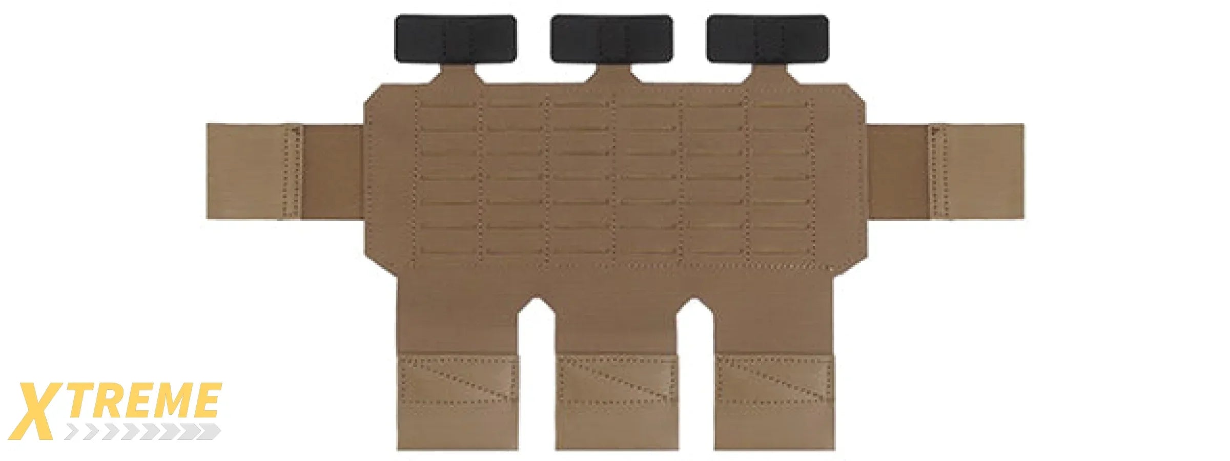 Multipurpose Triple Rifle Mag Pouch MOLLE Patch - (Tan)