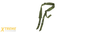 NCSTAR 2 POINT TACTICAL SLING SYSTEM (CONVERTIBLE) - OD