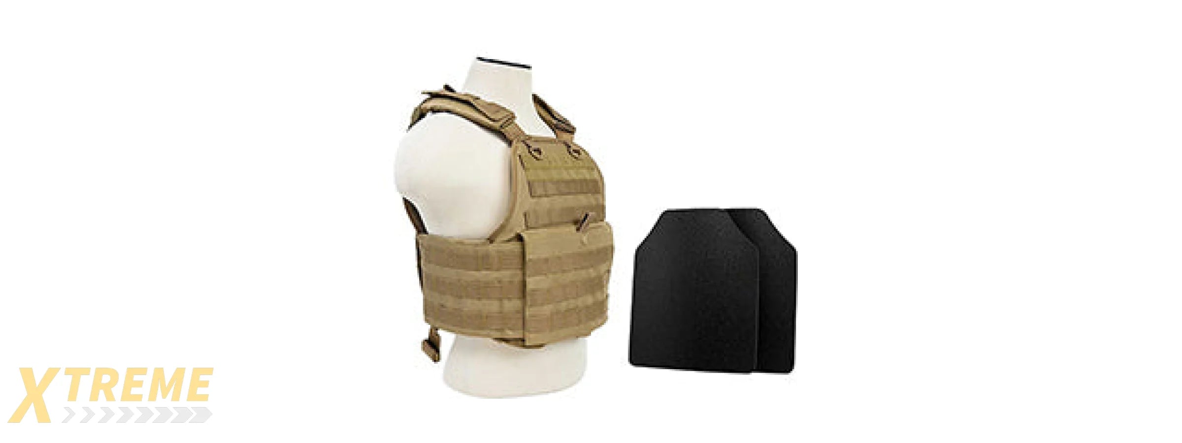 NCSTAR AIRSOFT VISM TACTICAL VEST - TAN