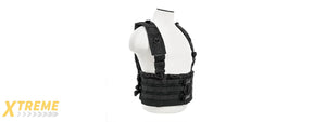 NCSTAR MOLLE MODULAR CHEST RIG W/ INTEGRATED HYDRATION POUCH - BLACK