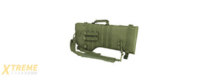 NCSTAR RIFLE SCABBARD PROTECTIVE GUN CASE W/ SHOULDER SLING - OD GREEN