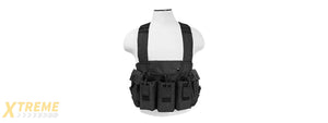 NCSTAR TACTICAL 6 POCKET AK CHEST RIG - BLACK