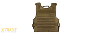 NCSTAR TACTICAL AIRSOFT MOLLE TACTICAL VEST - TAN